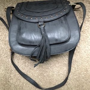 Franco Sarto Charcoal Crossbody Purse